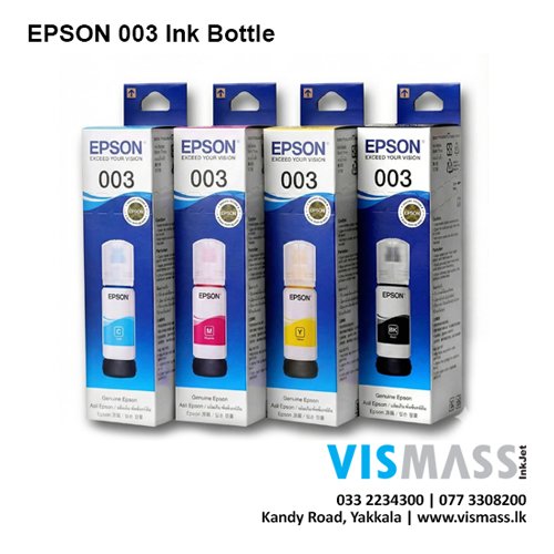Epson 003 Original ink Cyan Magenta Yellow and Black