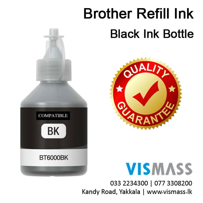 Brother refill ink black