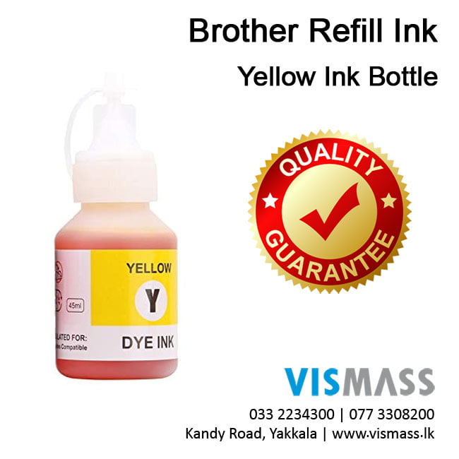 Brother yellow ink bottle