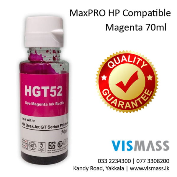 hp gt52 magenta 70ml