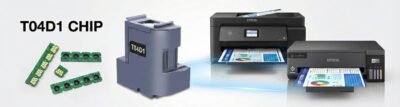Epson T04D1 Waste ink Cartridge Chip